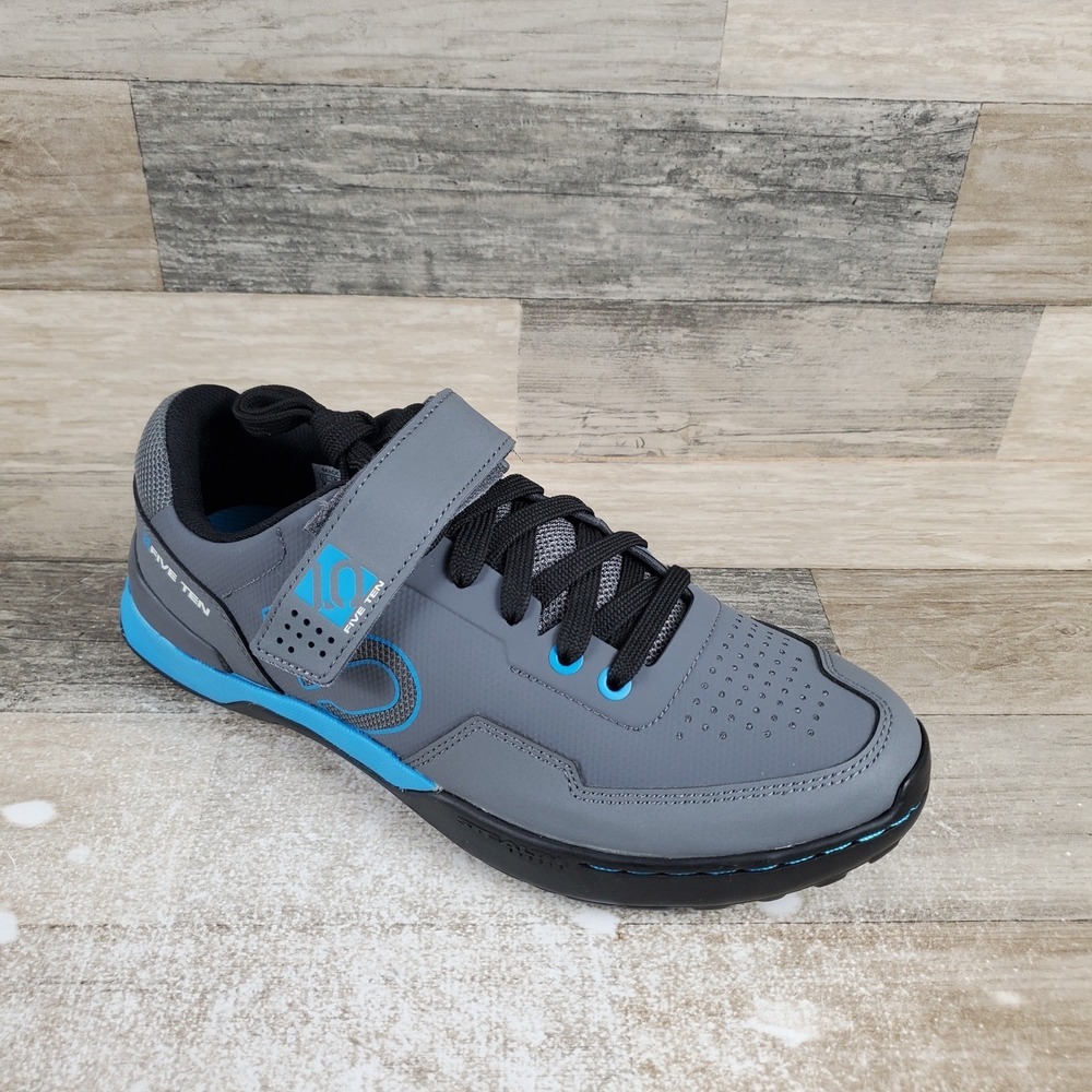 Five Ten Kestrel Lace Womens Mountain Bike Shoes Sz 9 Gray Five Shock Cyan Black